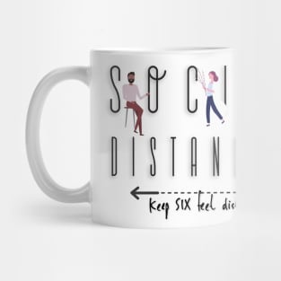 Social distancing Mug